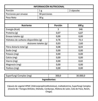 Newpharma - Fungi Complex 30g 60capsulas