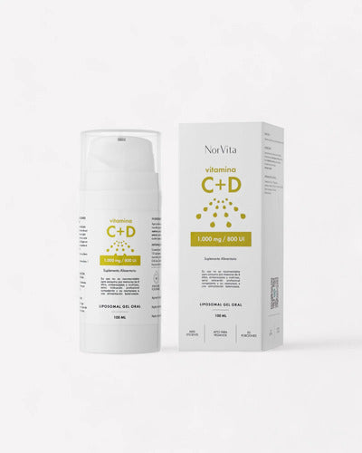 Norvita - Vitaminas C + D Liposomal Gel Oral | 100ml