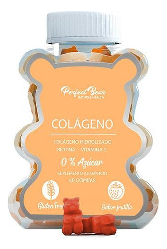 Perfect Bear- Colágeno Sin Gluten 60gomitas Sin Azúcar