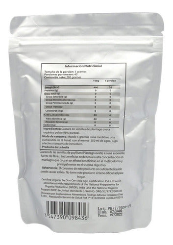 Magmagen- Psyllium Husk Organico 200 Gramos