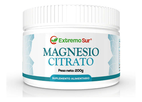 Extemo Sur- Citrato De Magnesio (En Polvo) 200 Gramos 