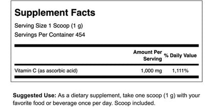 Swanson- Vitamina C Polvo 454 gramos