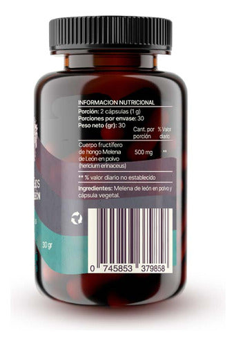 Fungi Pharma- Melena De León 60 Cápsulas