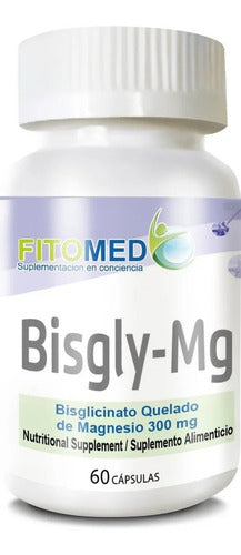 Fitomed- Bisgly Mg - Magnesio 60 Capsulas 