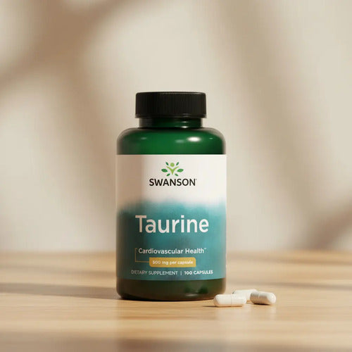 Swanson - Taurina 500mg 100 Cápsulas Sin Sabor
