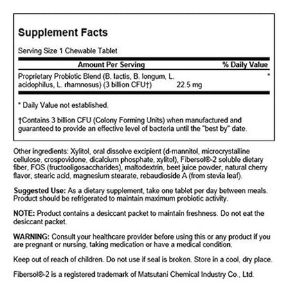 Swanson - Probiótico Para Niños (cereza Natural) 3billones
