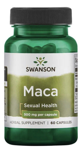 Swanson-  Maca 500 Mg (alta Potencia)  60 Capsulas
