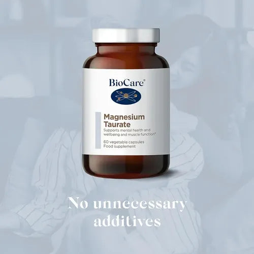Biocare - Taurato De Magnesio 60 Caps Sin Sabor