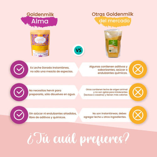 Alma Golden Food - Goldelmilk Tradicional 80gramos
