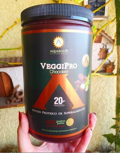 Aquasolar - Veggipro Chocolate 600g Polvo