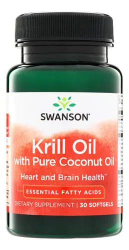 Swanson-  Aceite De Krill Con Aceite De Coco 30softgels