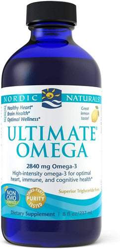 Ultimate Omega 3 Líquido Sabor Limón 2840 Mg 237 Ml - Nordic Naturals