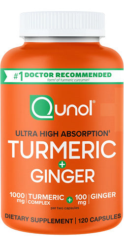 Suplemento Qunol, Cúrcuma 1000 Mg Con 100mg Jengibre