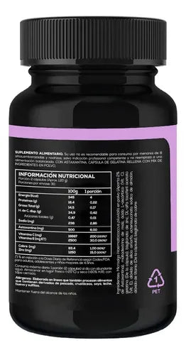 Strive Nutrition - Cabello Piel y Uñas 60 Cápsulas 