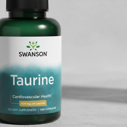 Swanson - Taurina 500mg 100 Cápsulas Sin Sabor