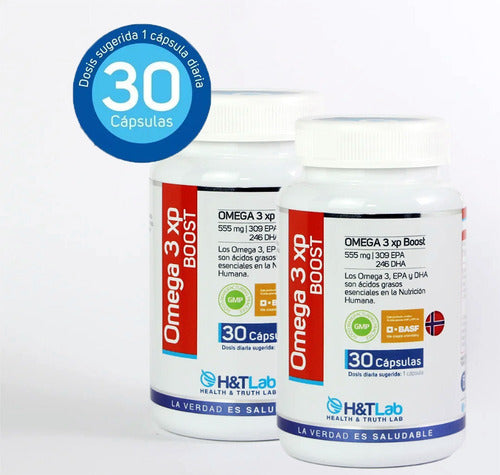 H&tlab - Omega 3 Xp Boost 30 Caps (pack 2 Unidades)
