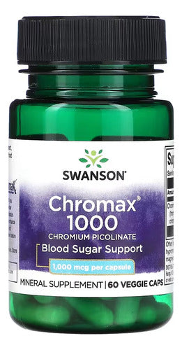 Swanson Chromax Policolinato De Cromo 1000mg 60 Caps
