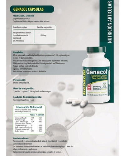 Genacol: Colágeno Hidrolizado (90 Cápsulas)