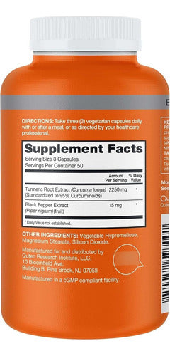 Qunol Turmeric Curcumin 2250mg Alta Potencia N/a