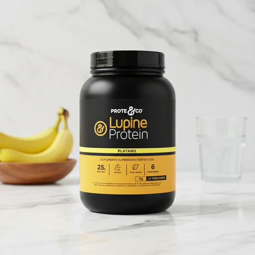 Proteico - Lupine Proteína Platano Tarro 1 Kg Plátano