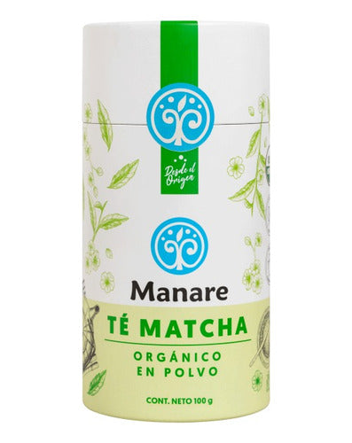 Manare- Té De Matcha Orgánico 100 gramos