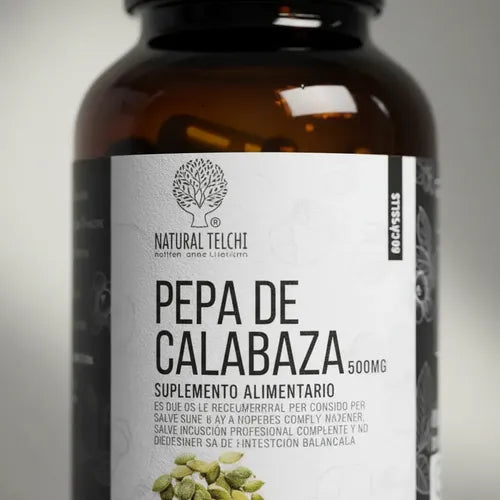 Natural Telchi- Pepa De Calabaza 60cápsulas 
