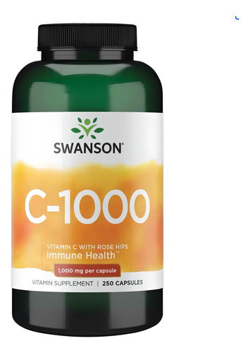 Swanson Vitamina C Con Escaramujos 250 Caps Sabor Sin Sabor