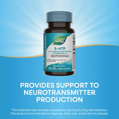 Natures Way - 5-htp + Vit C + B6 (30 Capsulas) N/a