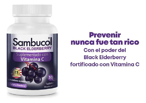 Pack Defensas  Ddrops 600 + Sambucol Masticable 30 Unidades