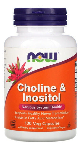 Now Foods- Choline & Inositol / Colina E Inositol 100capsulas