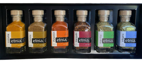 Etnia- Pack Botellitas De Condimentos 6 Frascos 