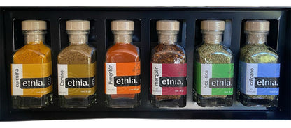 Etnia- Pack Botellitas De Condimentos 6 Frascos 