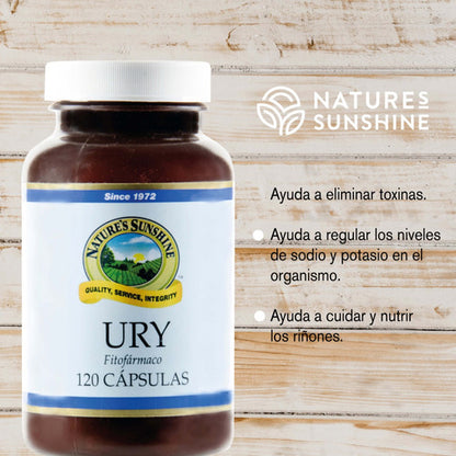 Natures Sunshine - Ury Salud Urinaria 470 Mg 120 Caps