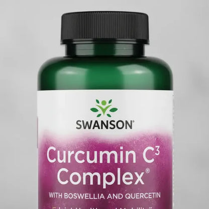 Swanson- Curcumina C3 Boswelia y Quercetina 120capsulas
