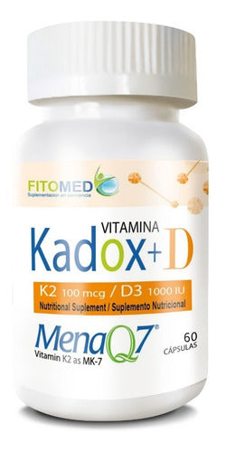 Fitomed - Vitamina Kadox + D3 800 Ui (k2+d3) 60 capsulas 