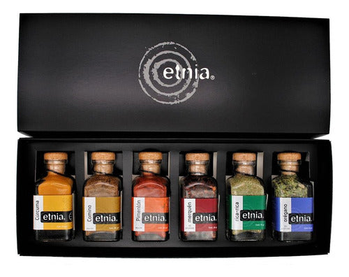 Etnia- Pack Botellitas De Condimentos 6 Frascos 