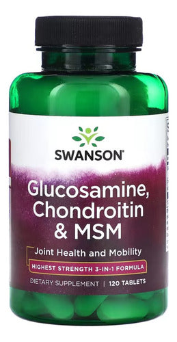 Swanson- Glucosamine Chondroitin & Msm 120tabletas