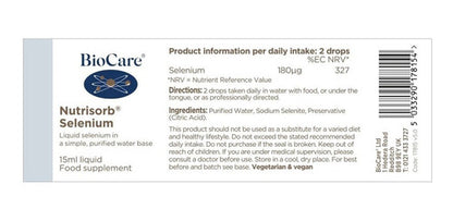 Biocare Selenium Líquido 15ml