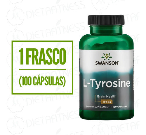 L Tirosina 500 Mg 100 Capsulas. Sistema Nervioso.