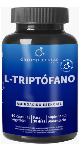 Ortomolecular- L-triptofano 500mg 60 Capsulas