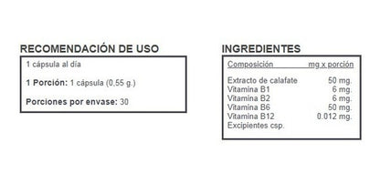  B-complex  Frasco Con 30 Cápsulas