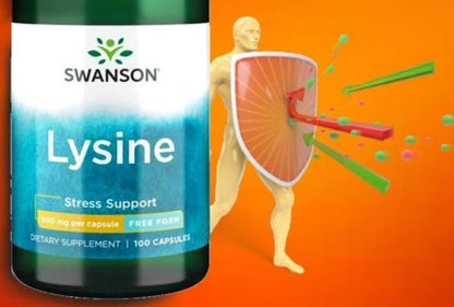 Swanson- Lysine 500mg  100 Capsulas