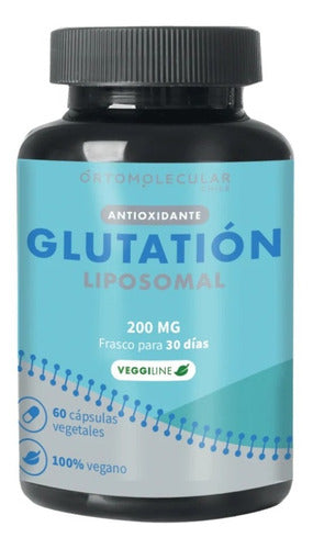 Ortomolecular- Glutatión Liposomal 100 Mg 60 Cápsulas