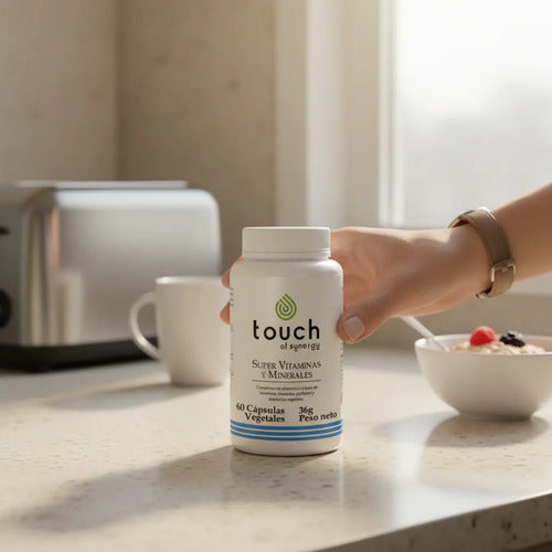 Touch - Super Vitaminas Y Minerales 60 Cápsulas N/a
