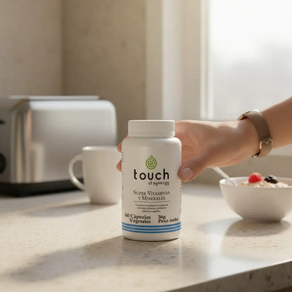 Touch - Super Vitaminas Y Minerales 60 Cápsulas N/a