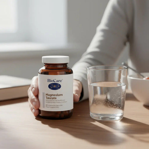 Biocare - Taurato De Magnesio 60 Caps Sin Sabor