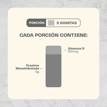 Karun Life - Creatina Monohidratada 150 Gomitas Arándano