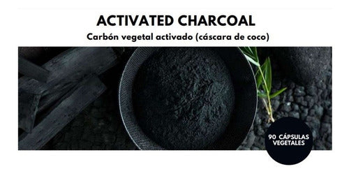 Touch Of Synergy - Carbón Vegetal Activo - 90 Cápsulas 