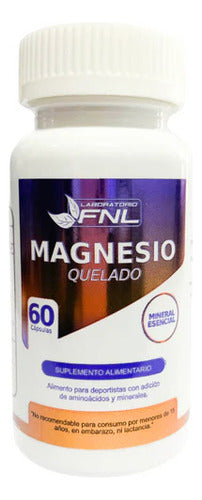FNL- Magnesio Quelado 60 Cápsulas