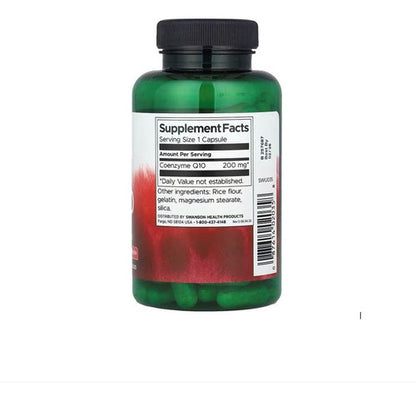 Swanson- Coq10 200mg Salud  Cardiovascular 90cápsulas 